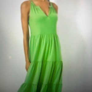 LILY PULITZER Maribella Halter Maxi Dress NWT- Gecko Green